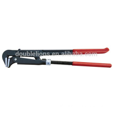 90 degree bent nose steel pipe wrench